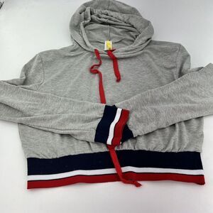 Codigo Gray Crop Hoodie Size 3XL